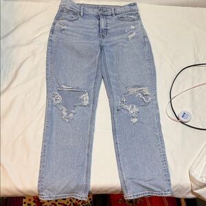 American Eagle Distressed Light Blue Women's Jeans